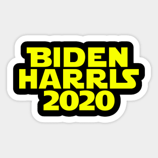 Biden Harris 2020 Sci Fi Design Sticker